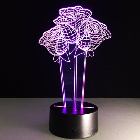 ROSE FLOWER LAMP