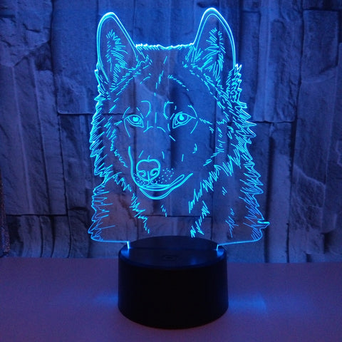 WOLF LAMP