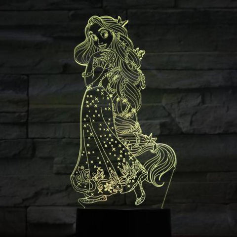 RAPUNZEL PRINCESS LAMP