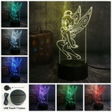 TINKER BELL PRINCESS LAMP