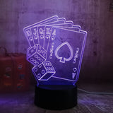 POKER CARDS LAMP