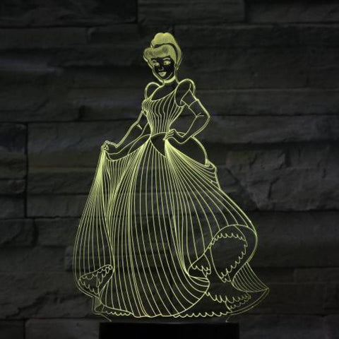 CINDERELLA PRINCESS LAMP